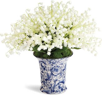 Lily of the Valley in Flared Vase