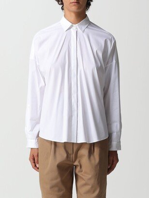 shirt in cotton poplin