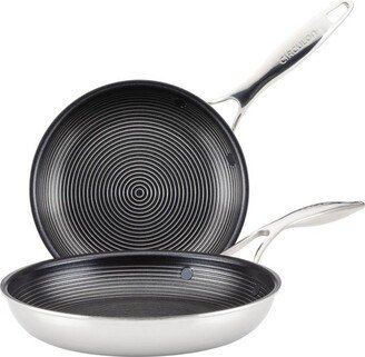 SteelShield C-Series 2pc Clad Tri-Ply Nonstick Frying Pan Set