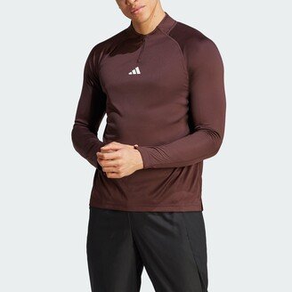 Men's Gym Heat Quarter-Zip Long Sleeve Tee