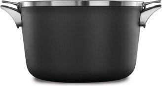 Premier Nonstick 12-Qt. Stock Pot with Lid - Black/stainless Steel