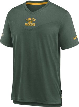 Men's Dri-FIT Vintage Chevron Coach UV (NFL Green Bay Packers) Top in Green