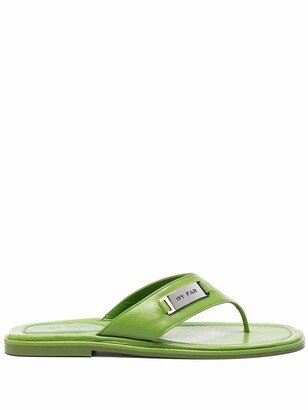 Piel thong flip flops