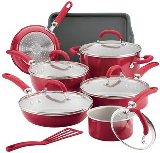 Create Delicious Aluminum Nonstick 13-Pc. Cookware Set