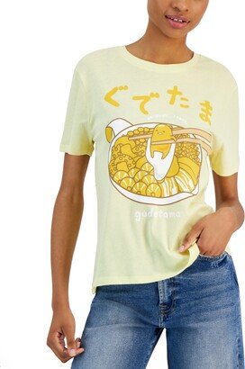 Love Tribe Juniors' Gudetama Ramen Short-Sleeve T-Shirt