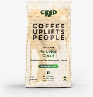 Coffee Uplifts People Whole Bean Peru Decaf - 12oz