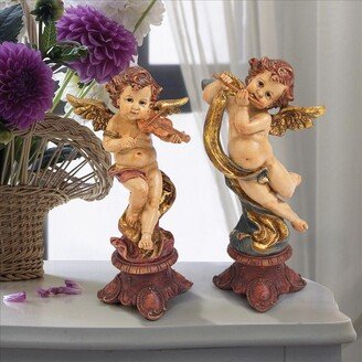 Italian Baroque-Style Musical Cherub Statues