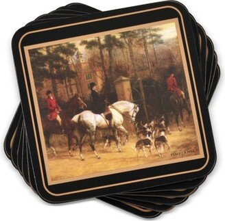 Tally Ho Coasters Set of 6 - 4.25 Square