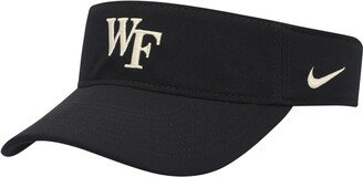 Men's Wake Forest Demon Deacons Black Sideline Performance Visor