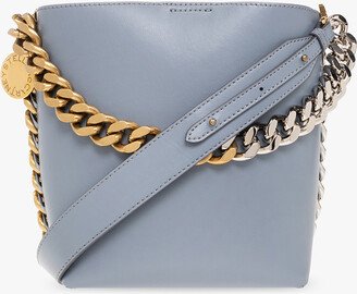 ‘Frayme’ Bucket Shoulder Bag - Blue