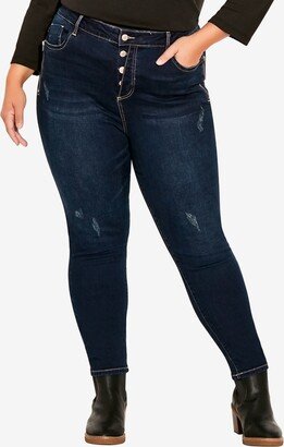 Plus Size Serendipity Zip Jeans