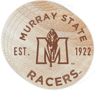 Murray State University Wood Coaster Engraved 4-Pack