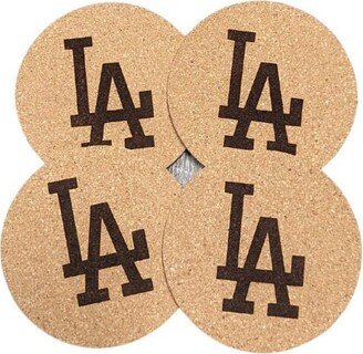 Dodgers Cork Coaster Set