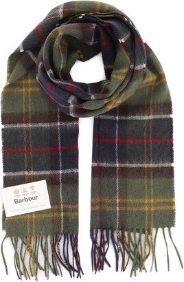 Tartan Fringed Scarf-AB