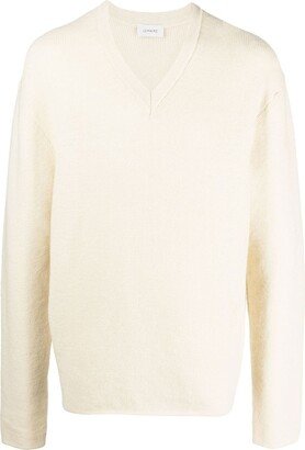 V-neck wool jumper-AH