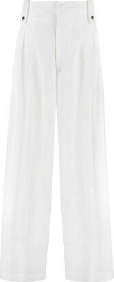 High Waist Tapered Fit Trousers