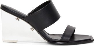 75mm Platform Leather Mules