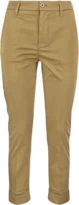 ERIN - Slim cotton trousers-AA