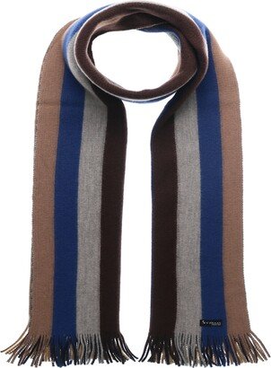 Men's Block Stripe Raschel Scarf