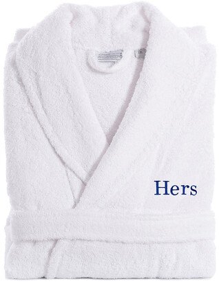 Embroidered Hers Terry Bathrobe-AM