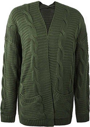 SHAOBGE Early Prime Big Deal Womens Cropped Sweaters Womens Cardigan Sweaters Maternity Clothes For Women Half Zip Hoodie Half Zip Hoodie My Orders Special Deals Green