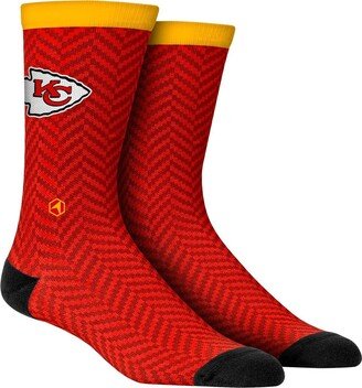 Men's Rock 'Em Socks Kansas City Chiefs Herringbone Dress Socks