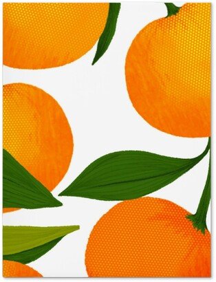 Journals: Tangerine Dreams - Orange On White Journal, Orange