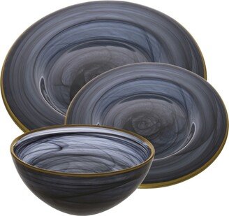 12 Piece Alabaster Dinnerware Set