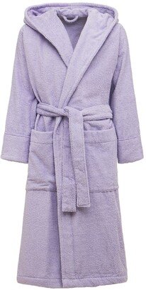 Organic cotton bathrobe w/ hood