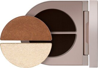 ROSE INC Satin & Shimmer Duet Powder & Cream Eyeshadow