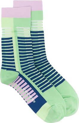 Skatergirl striped socks