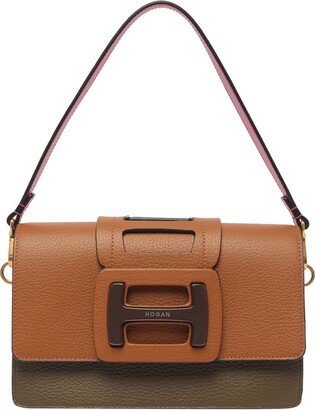 H-Bag Logo Plaque Crossbody Bag-AB