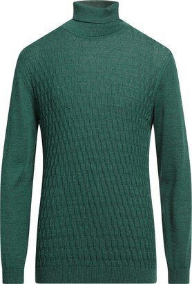 OFFICINA 36 Turtleneck Emerald Green