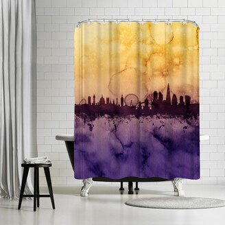 71 x 74 Shower Curtain, London England Skyline New 12 by Michael Tompsett - Art Pause