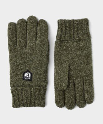 Basic Wool Glove in Olive