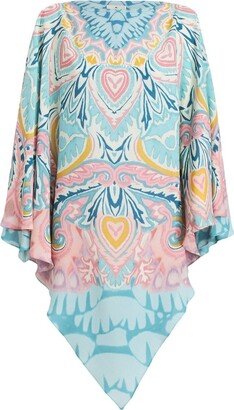 Abstract-Pattern Print Kaftan