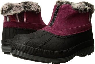 Lumi Ankle Zip (Berry) Women's Boots