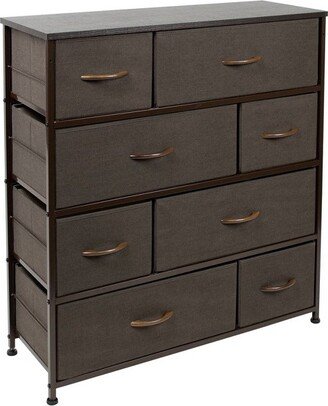 Drawer Dresser for Teen Kid's Bedroom and More Brown