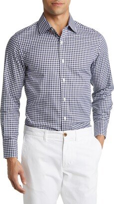 Stantt Gingham Button-Up Dress Shirt