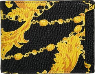 Chain Couture Leather Wallet-AA