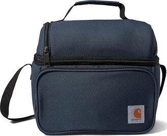 Insulated 12 Can Two Compartment Lunch Cooler (Navy 1) Handbags