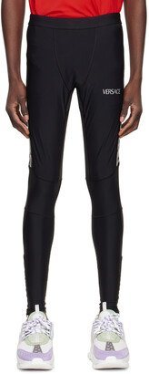 Black Greca Lounge Pants-AA