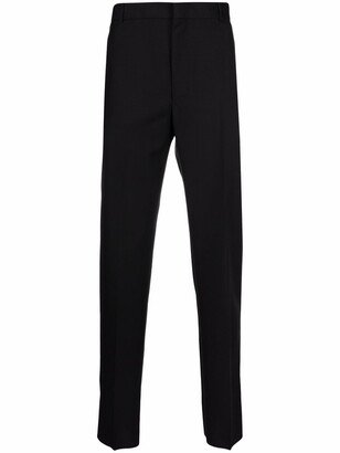 Pressed-Crease Tailored Trousers-AL