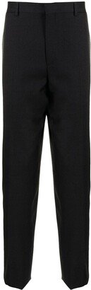 Straight-Leg Tailored Trousers-FE