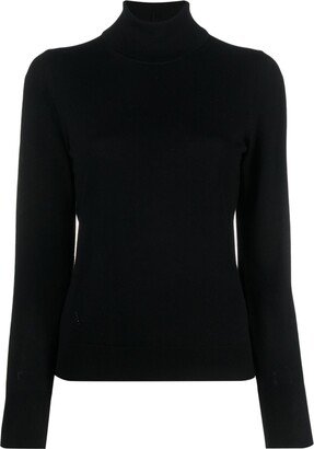 Roll-Neck Virgin Wool Jumper-AR