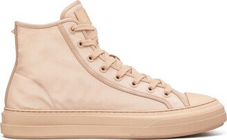 High-Top Lace-Up Sneakers-AL