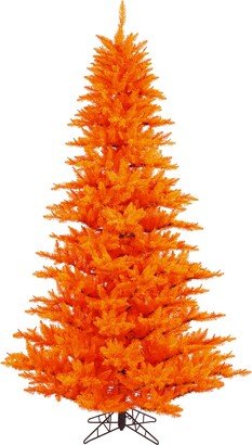 7.5' Orange Fir Artificial Christmas Tree