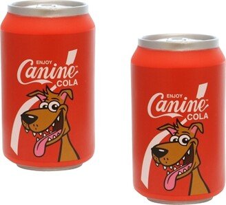 Silly Squeaker Soda Can Canine Cola, 2-Pack Dog Toys