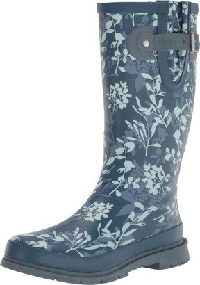 Women's Waterproof Printed Tall Rain Boot