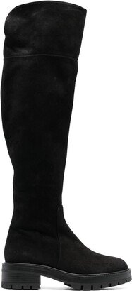 Knee-High Suede Boots-AC